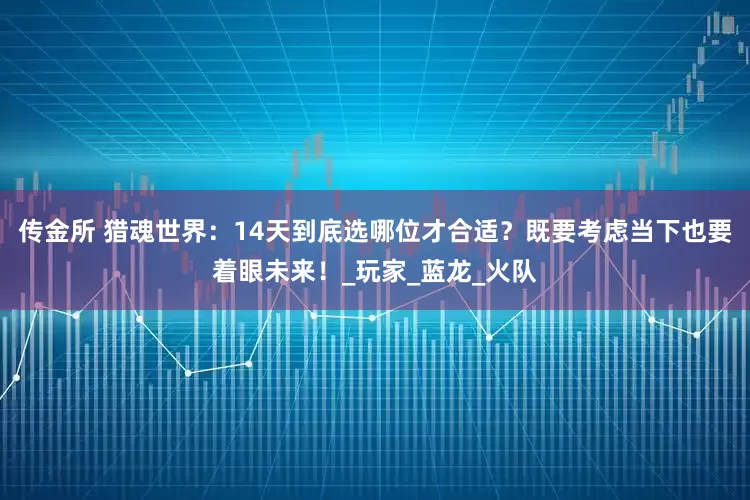 传金所 猎魂世界：14天到底选哪位才合适？既要考虑当下也要着眼未来！_玩家_蓝龙_火队