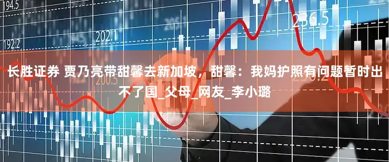 长胜证券 贾乃亮带甜馨去新加坡，甜馨：我妈护照有问题暂时出不了国_父母_网友_李小璐